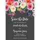 Charcoal Watercolor Roses Save the Date Cards Image 6 of 6